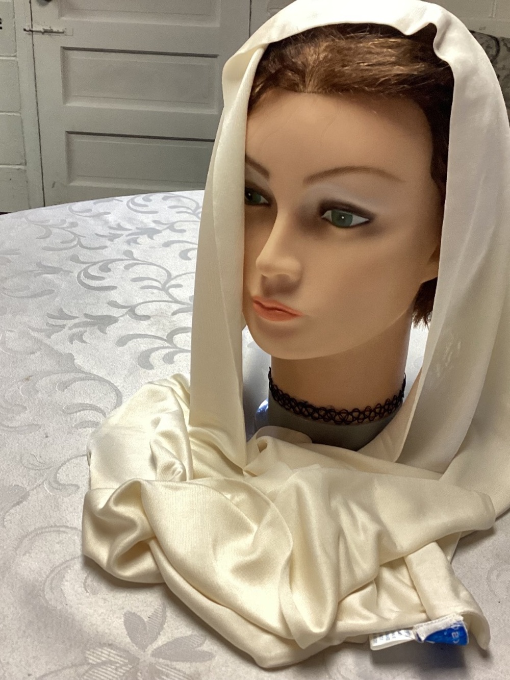 Winter silk scarf vintage people’s republic of china